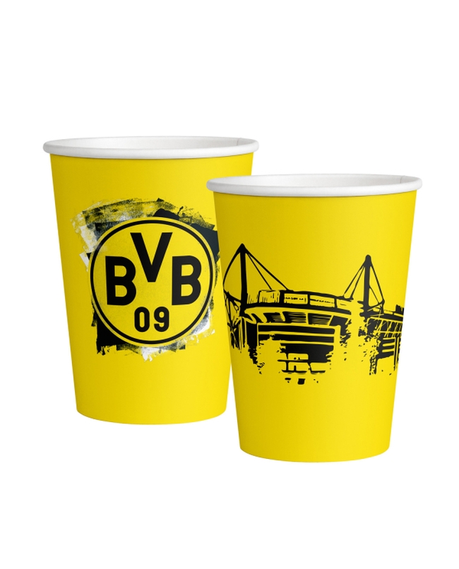 Vasos 500ml Papel Bvb Dortmund