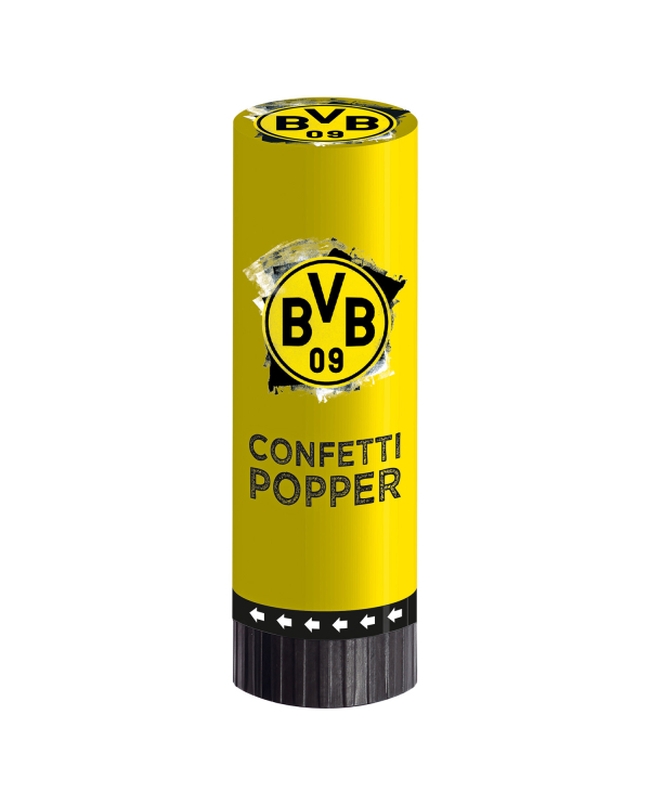 Party Popper Confeti Bvb Dortmund 4,4X15,2cm