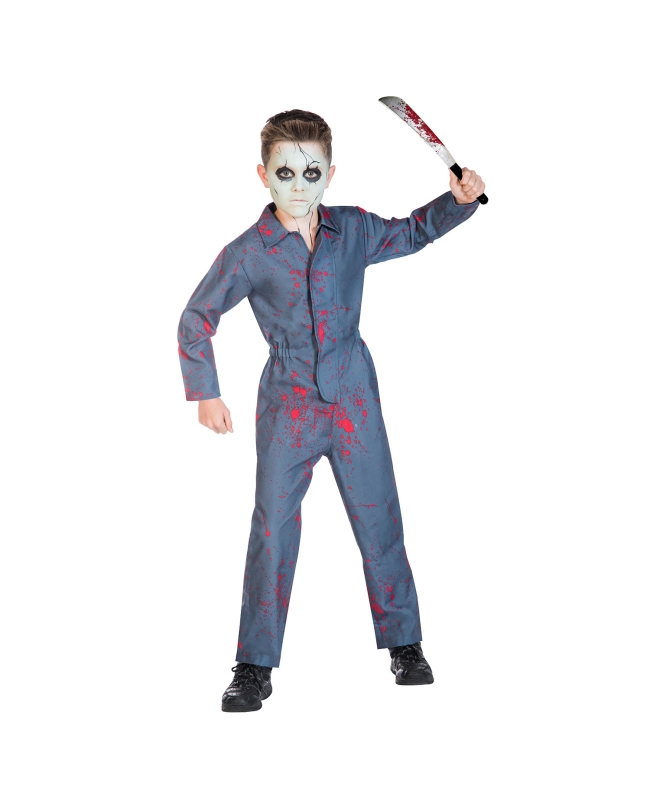 Disfraz Infantil Asesino Halloween Talla 10-12 Años