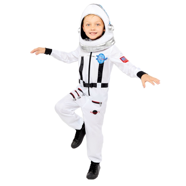 Disfraz Space Suit - White 6-8 años Niño - LIRAGRAM