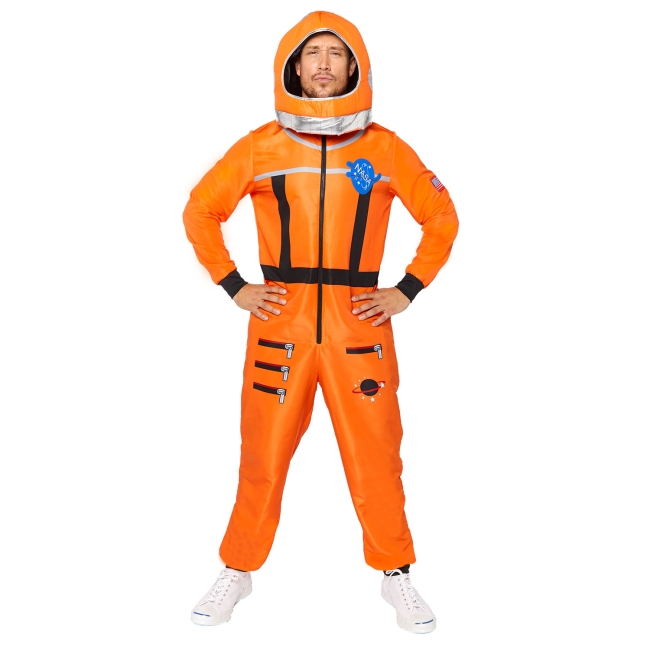 Disfraz Astronaut Orange Mens Standard Hombre