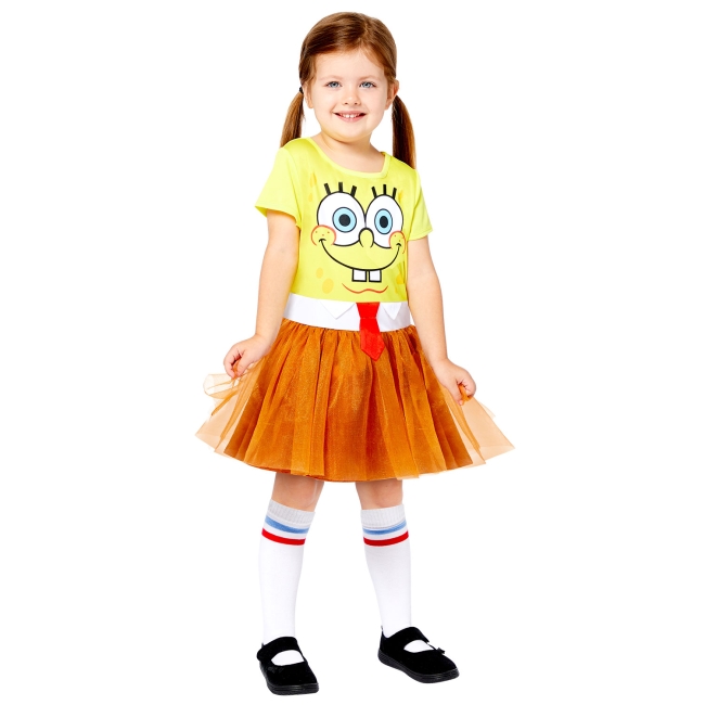 Disfraz Spongebob Vestido 3-4 años Niña