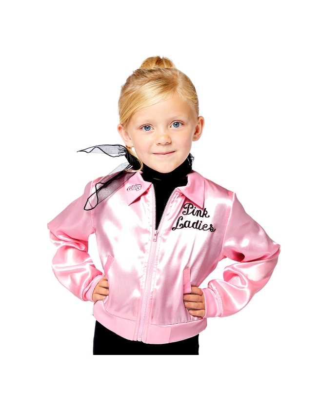 Disfraz Infantil Grease Chaqueta Pink Lady Talla 4-6 Años
