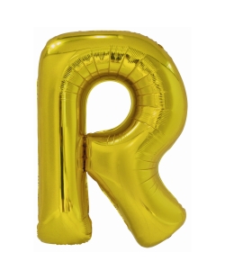 Rm Forma Letra: R Oro 86cm