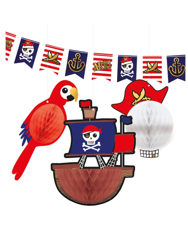 Kit Decoracion Mapa Piratas