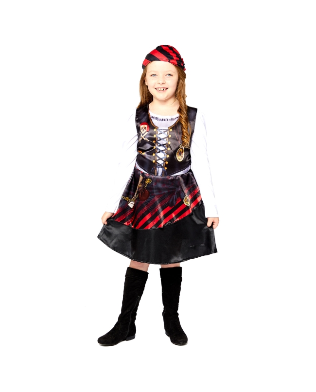 Disfraz Inf: Vestido Pirata Eco Talla 2-3 Años