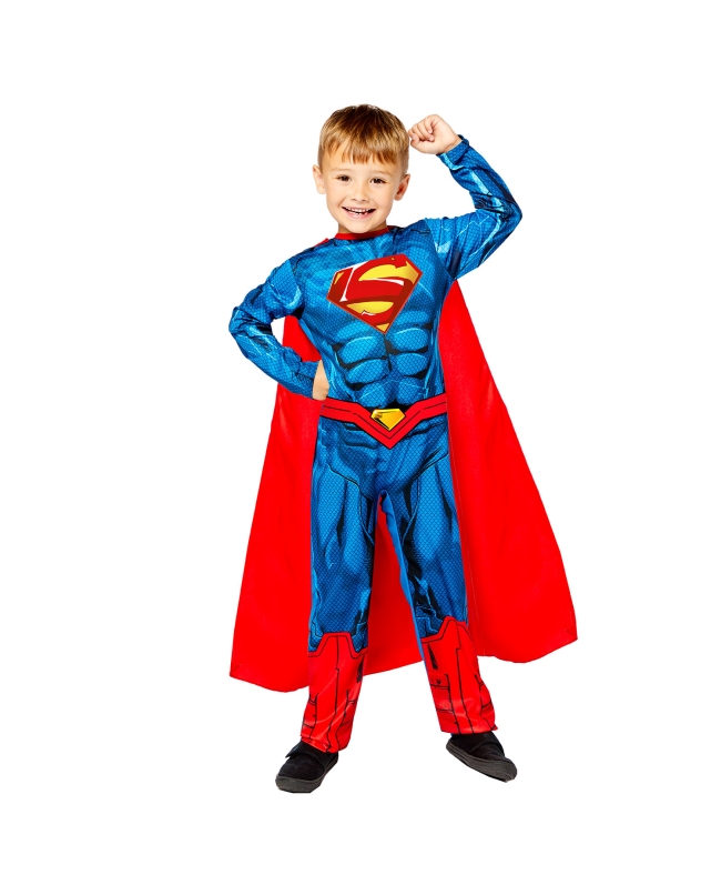 Disfraz Inf. W.B.: Superman Eco Talla 2-3 Años