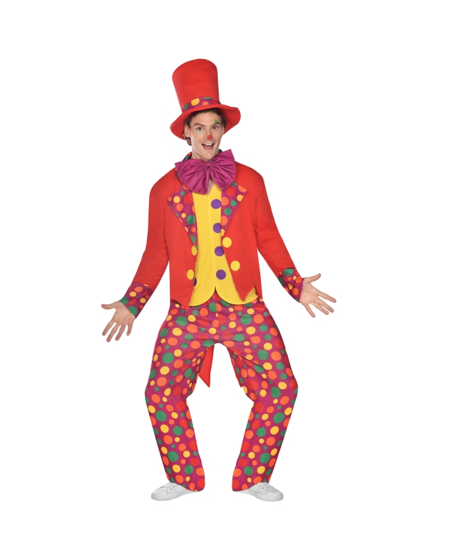 Disfraz Adulto Payaso Colorido Talla M