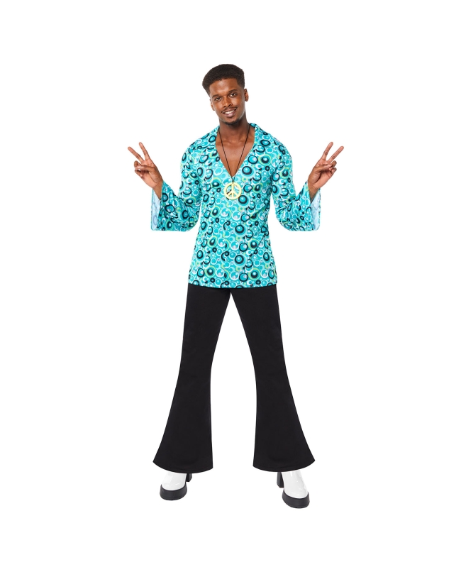 Disfraz Camisa Fiesta Hippie Talla L
