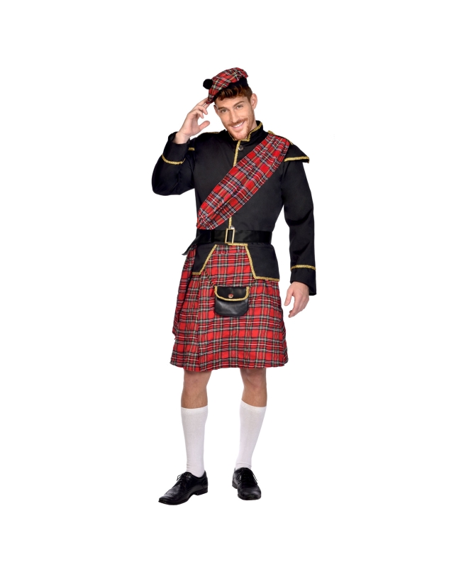 Disfraz Adulto Hombre Escoces Talla XL