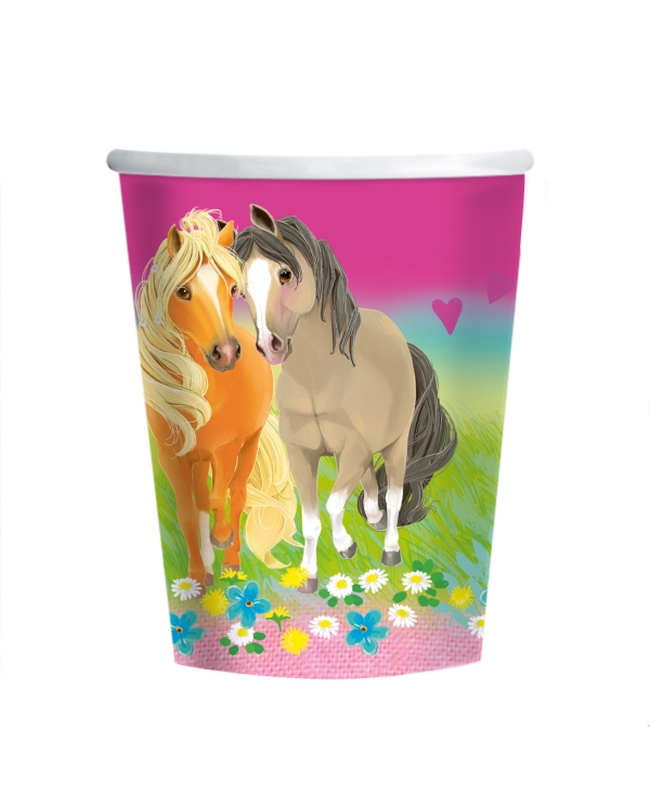 Vasos 250ml Papel Pretty Pony