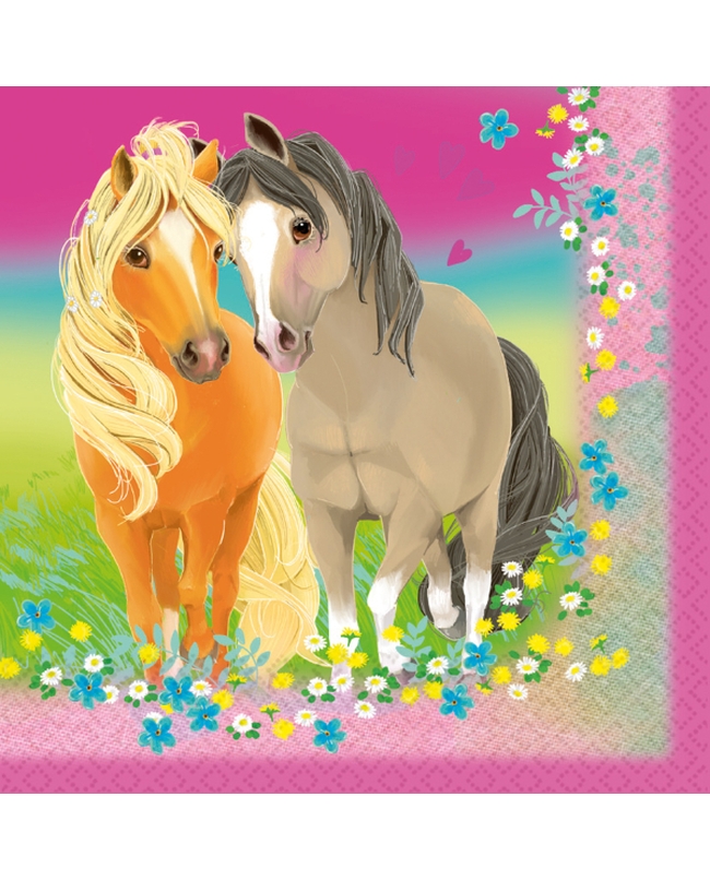 Servilleta 33cm X 33cm Pretty Pony 