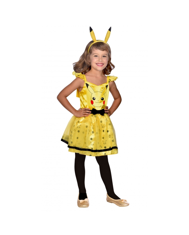 Disfraz Inf: Vestido Pikachu Talla 3-4 AÃ±os