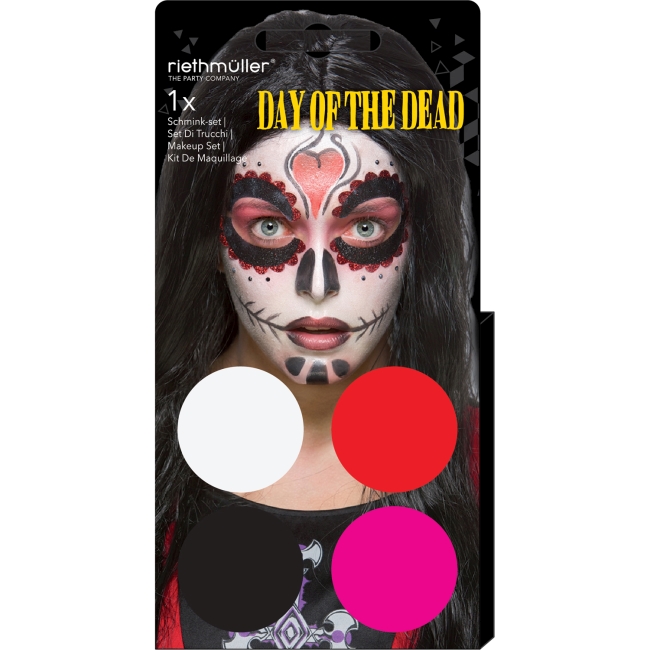 Maquillaje Kit Al Agua Dia De Los Muertos