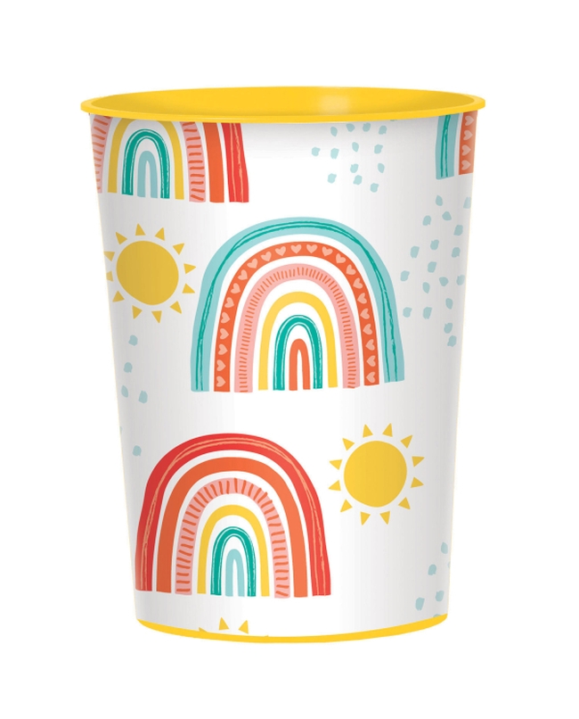 Vasos 250ml Papel Arcoiris Retro