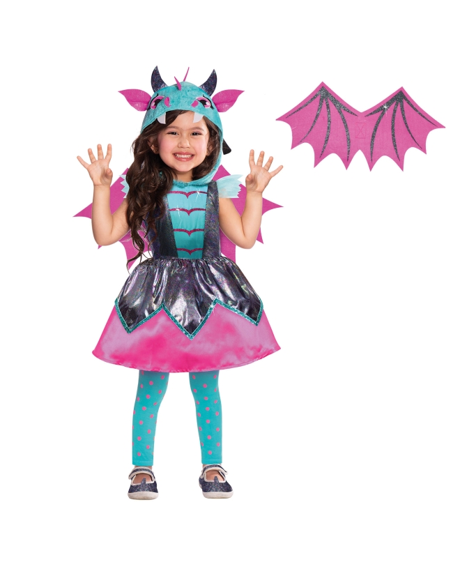 Disfraz Inf: Vestido Dragon Mistico Talla 3-4 Años
