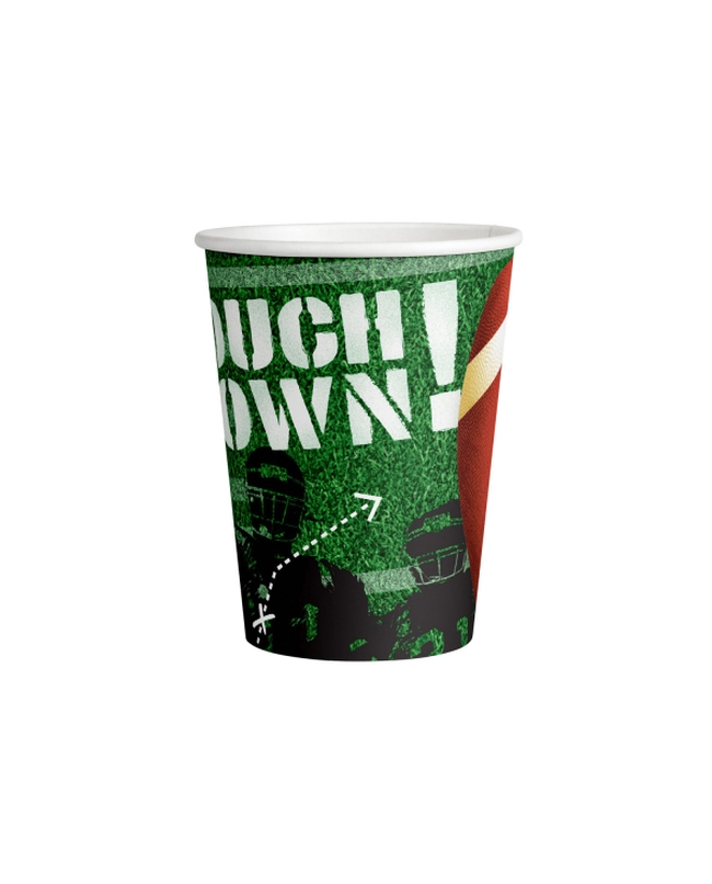 Vasos 250ml Papel Touchdown