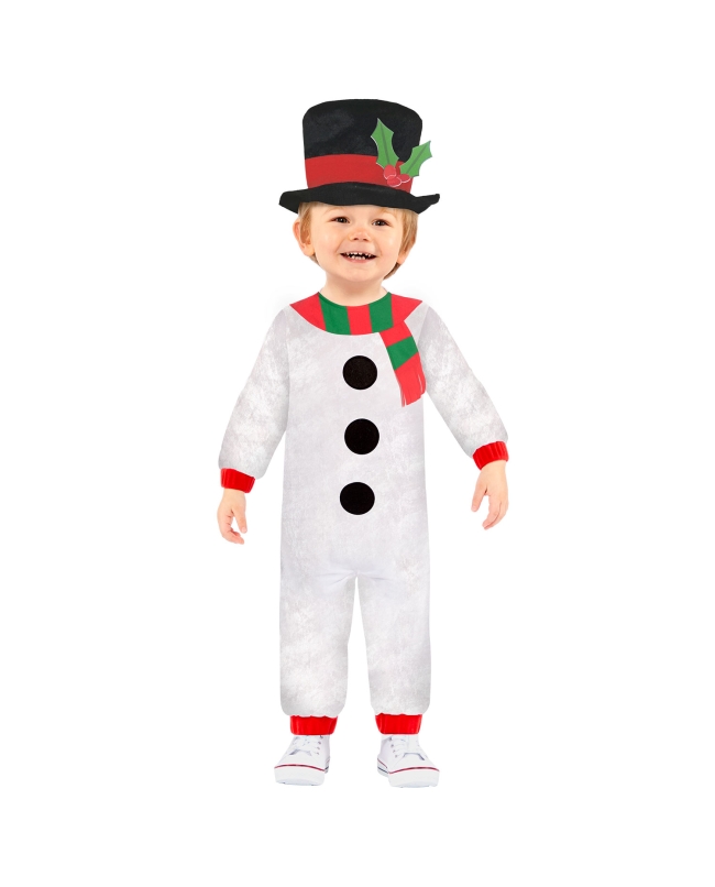 Disfraz Infantil Muñeco Nieve Talla 8-10 Años