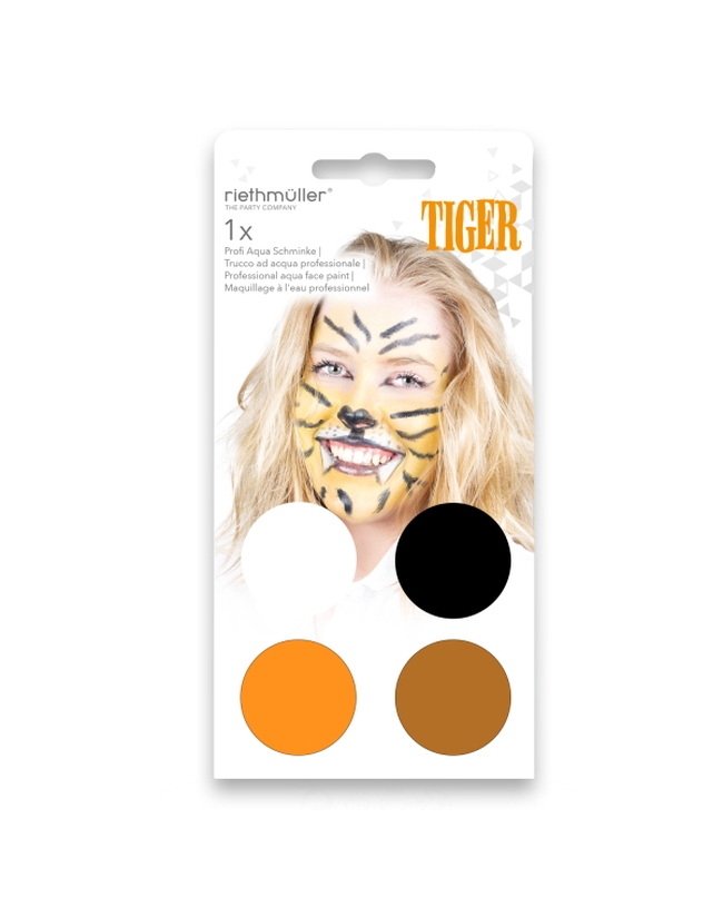 Maquillaje Al Agua Kit Tigre 