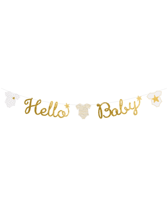 Banderin Letras Hello Baby 160cm