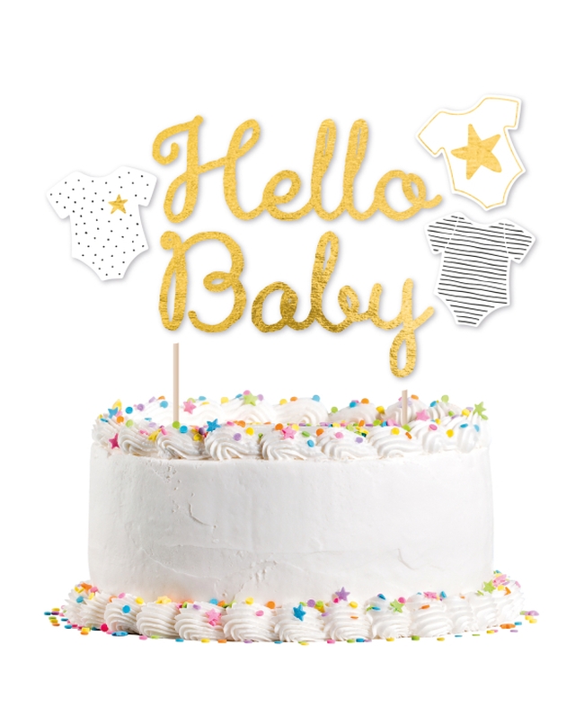 Decor. Kit Tarta Hello Baby 