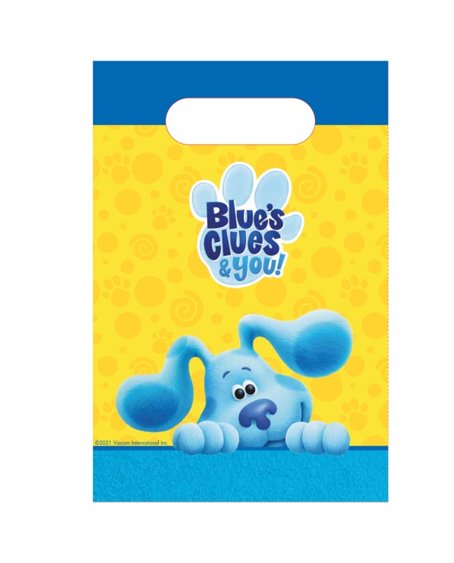 Bolsa Chuches/Juguetes Papel: Blues Clues 15,8 X 23,6cm  