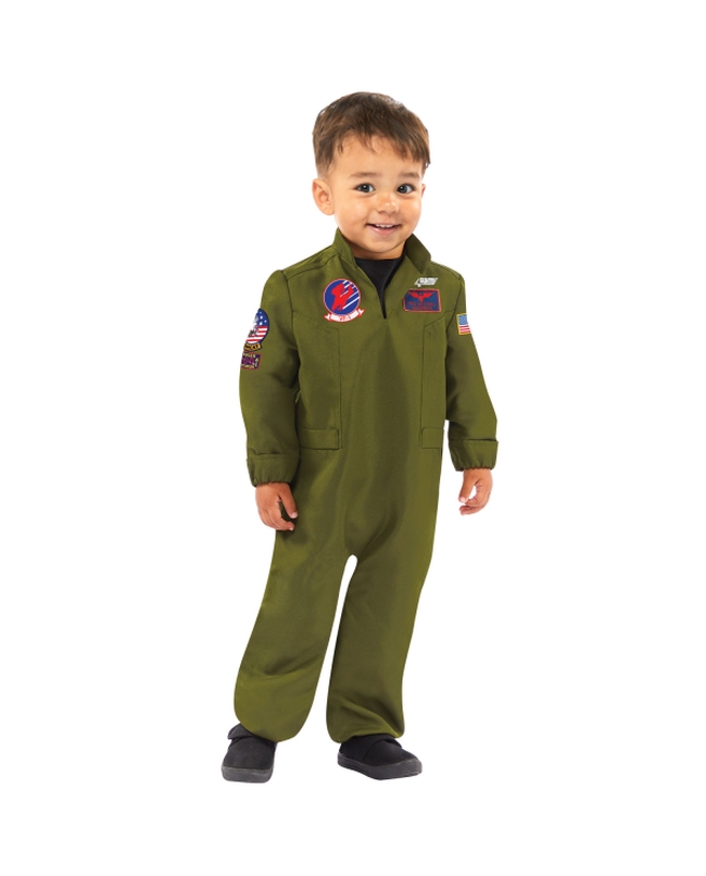 Disfraz Bebe Top Gun Maverick Talla 0-12 Meses