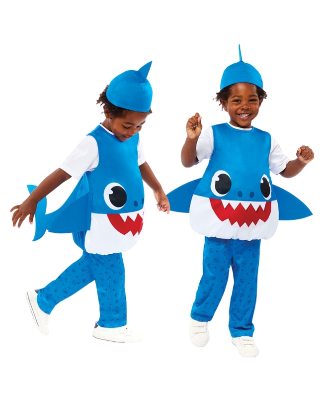 Disfraz Infantil Baby Shark Papa Azul Talla 3-4 Años