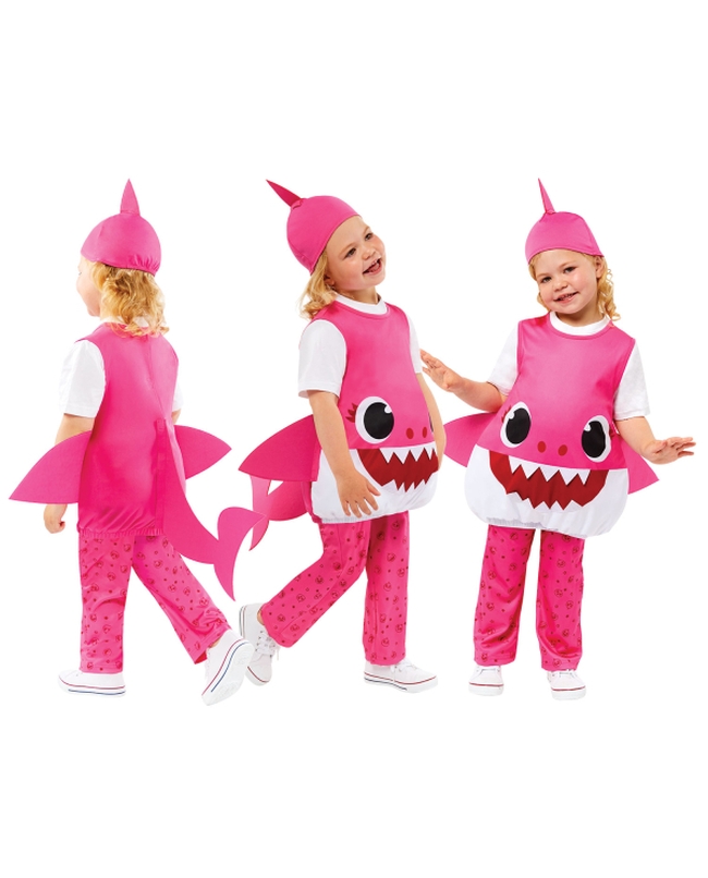 Disfraz Bebe Baby Shark Mama Rosa Talla 1-2 Años