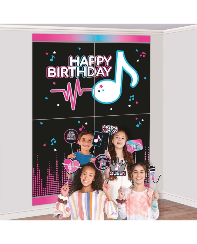 Decor. Pared Kit Nota Dance Internet Y Acc.Fotos 40 X 101cm