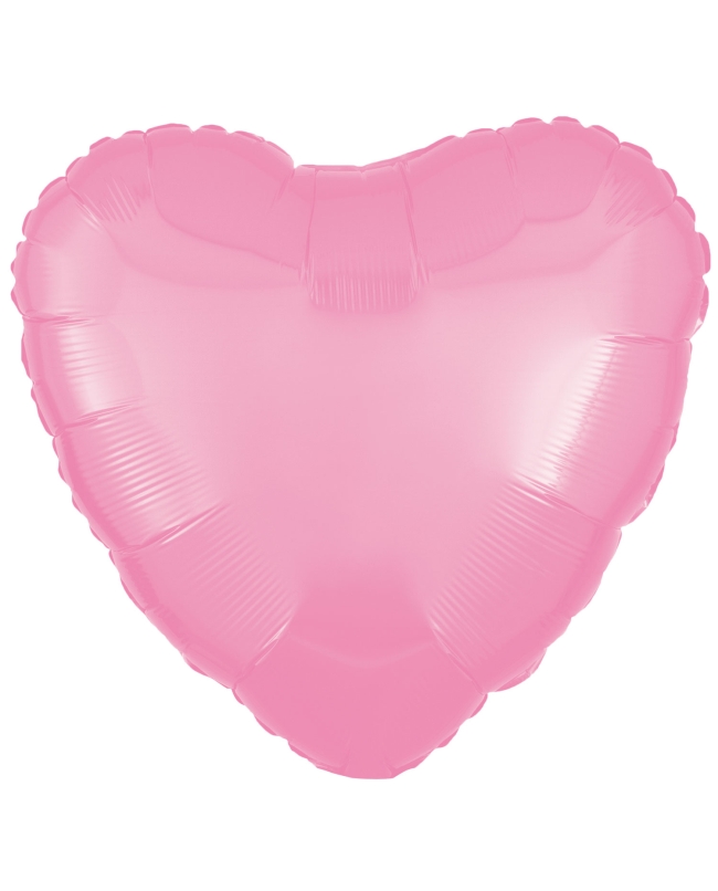 18/43cm Corazon Rosa Metal 