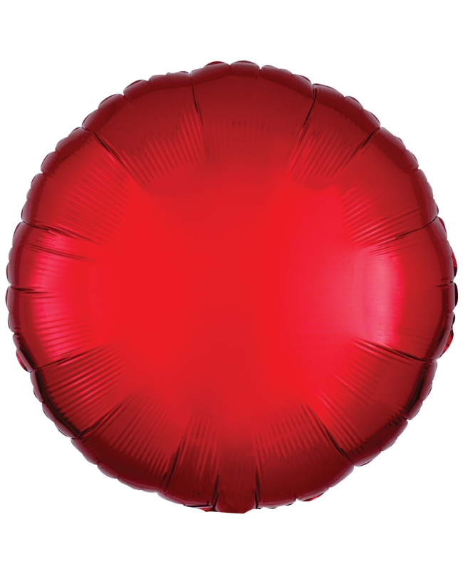 18/43cm Circulo Rojo Metal 