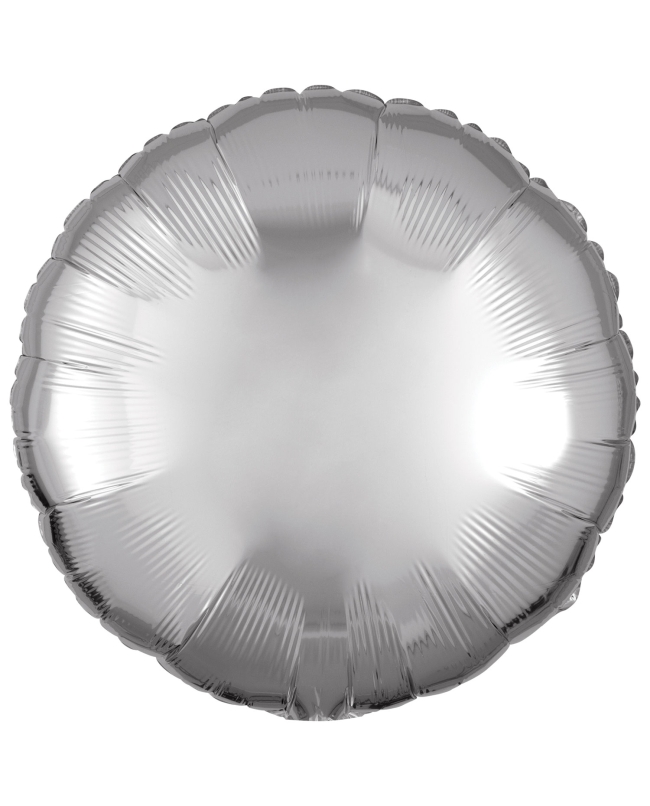 18/43cm Circulo Plata Metal 