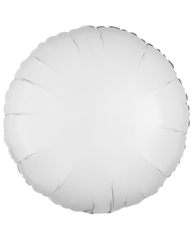 18/43cm Circulo Blanco Metal 