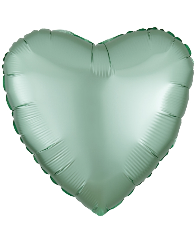 18/43cm Corazon Verde Menta Satin 