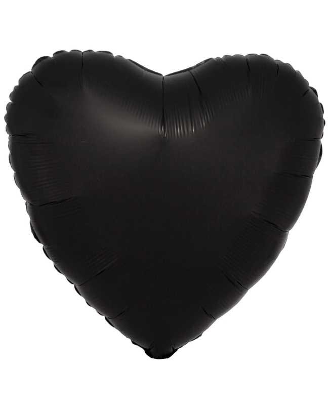 18/43cm Corazon Negro Satin 