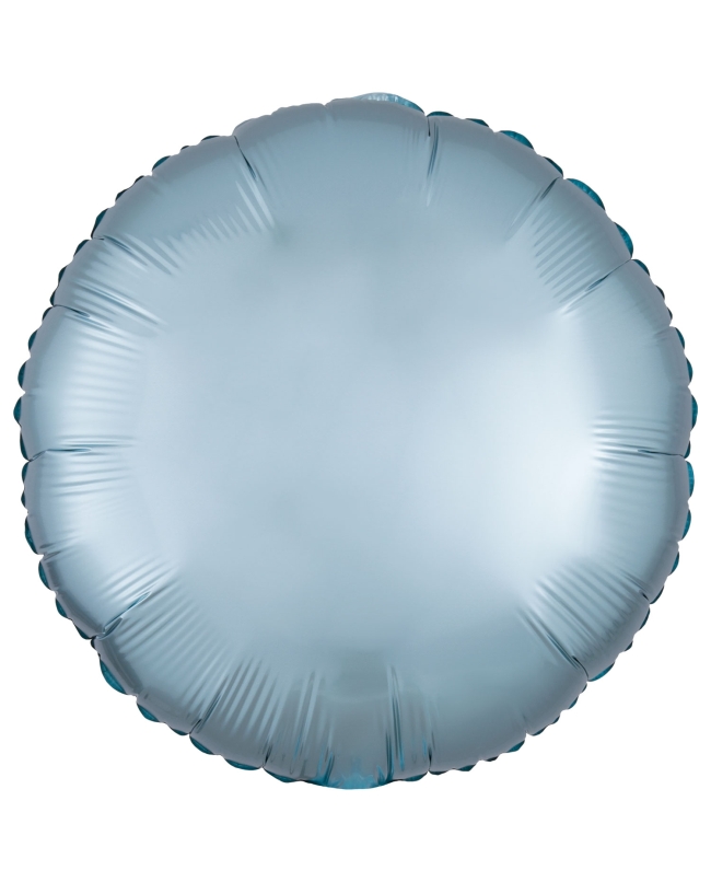 18/43cm Circulo Azul Pastel Satin 