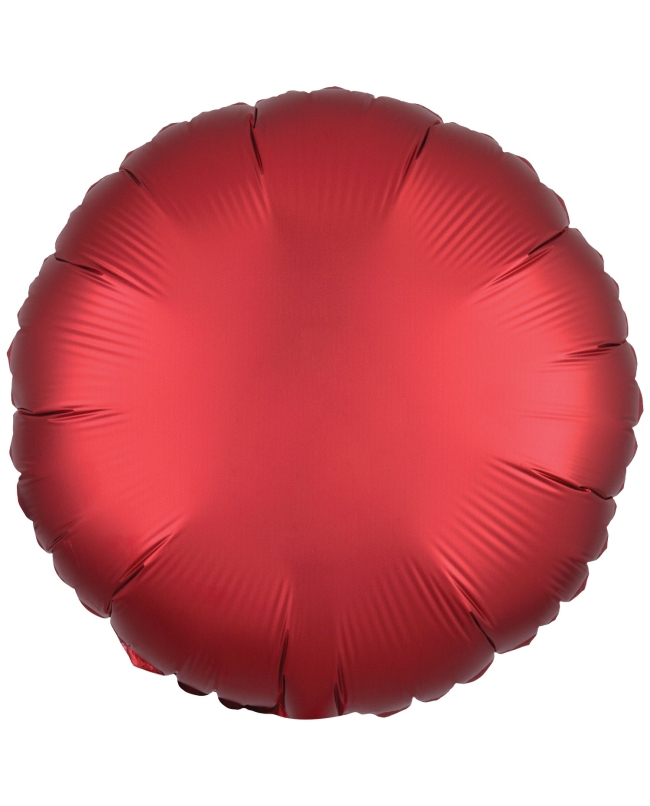 18/43cm Circulo Rojo Oscuro Satin 