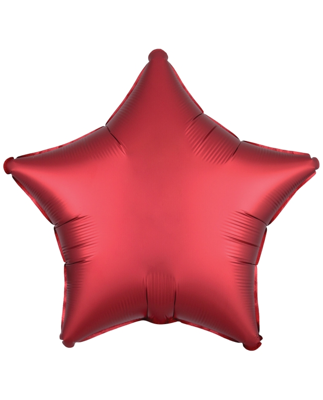 19/48cm Estrella Rojo Oscuro Satin 