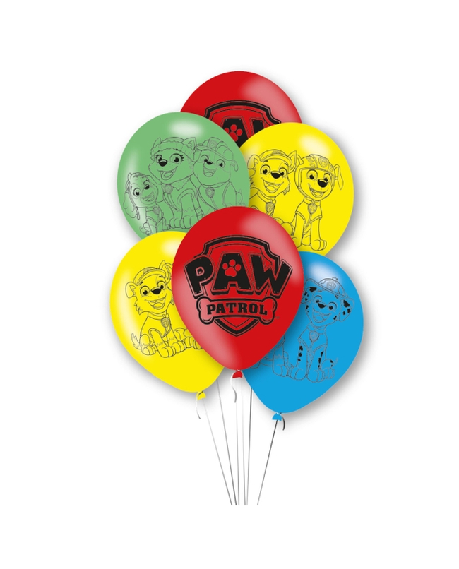 Globos Latex 27,5cm Patrulla Canina 2022