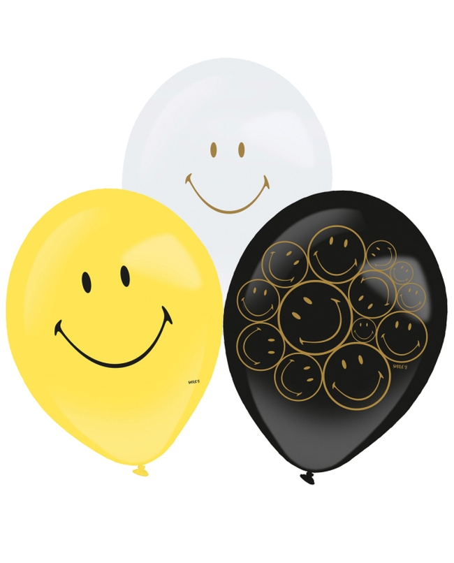 Globos Latex 27,5cm Smiley Original