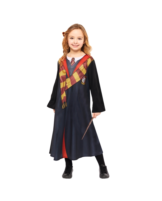 Disfraz Infantil Harry Potter Hermione Kit Tunica Lujo Talla 12-14 Años