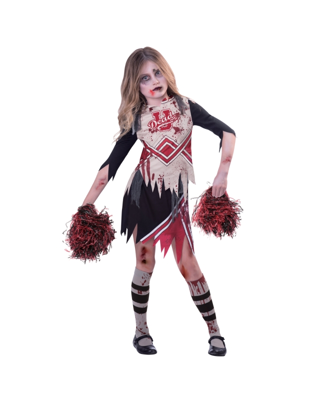 Disfraz Infantil Animadora Zombie Talla 12-14 Años