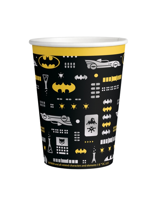 Vasos 250ml Papel Batman