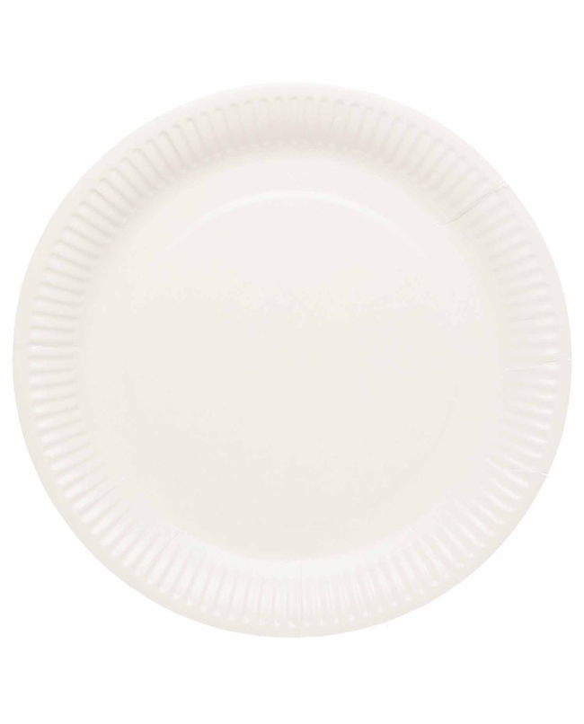 Platos Papel 23cm Blanco Coco ***OFERTA DTO NO ACUMULABLE