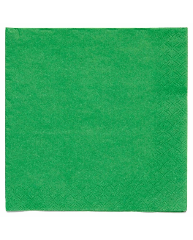 Servilletas 33X33cm Verde Hoja ***OFERTA DTO NO ACUMULABLE