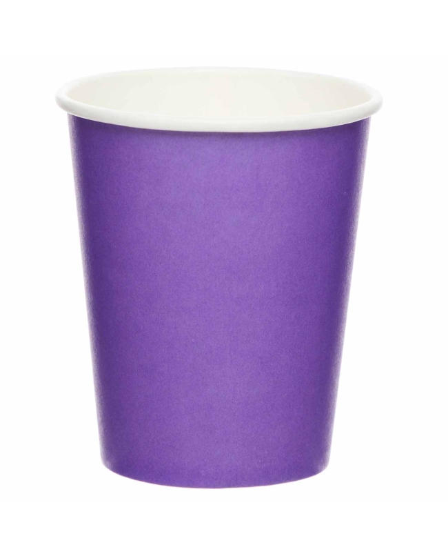 Vasos Papel 237ml Violeta Uva ***OFERTA DTO NO ACUMULABLE