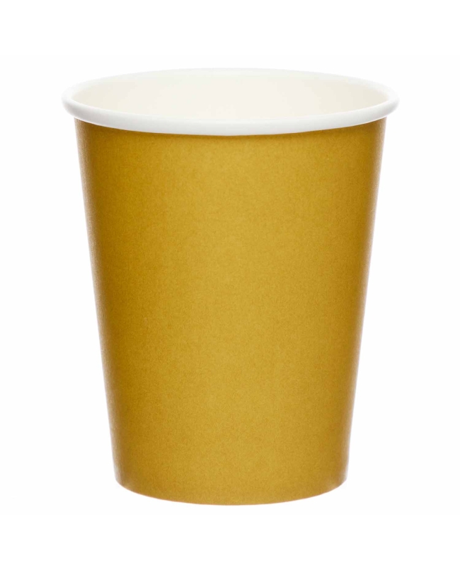 Vasos Papel 237ml Oro Crema ***OFERTA DTO NO ACUMULABLE