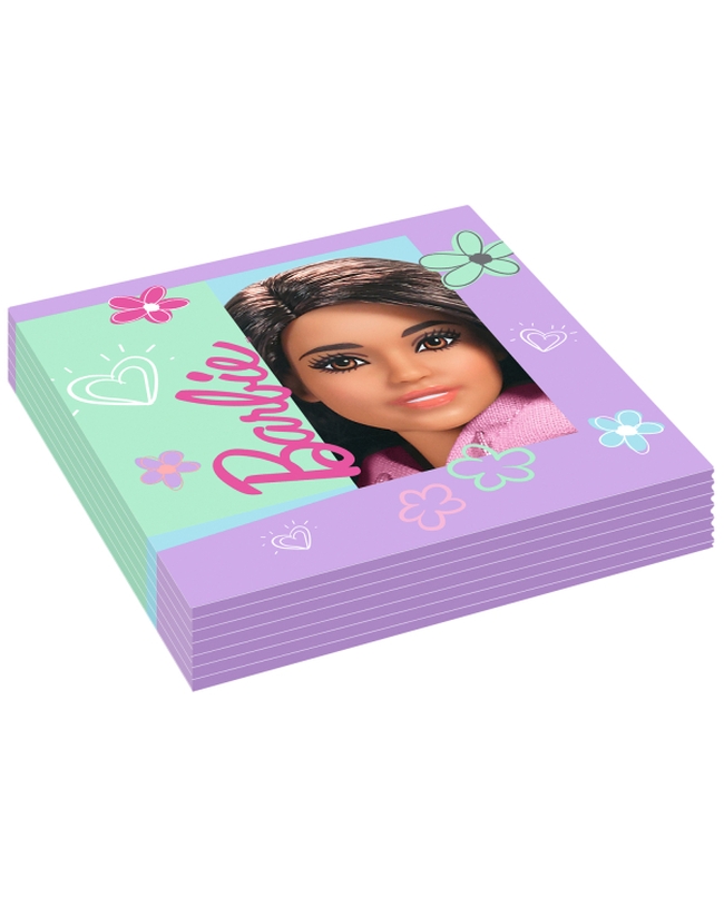 Servilletas 33x33cm Barbie Dulce