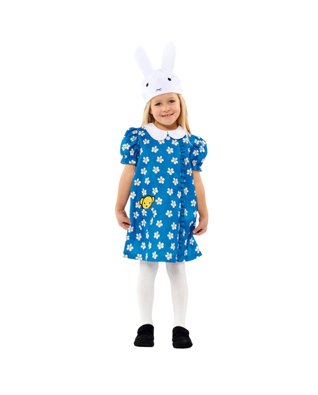 Disfraz Infantil Miffy Vestido Floral Talla 3-4 Años